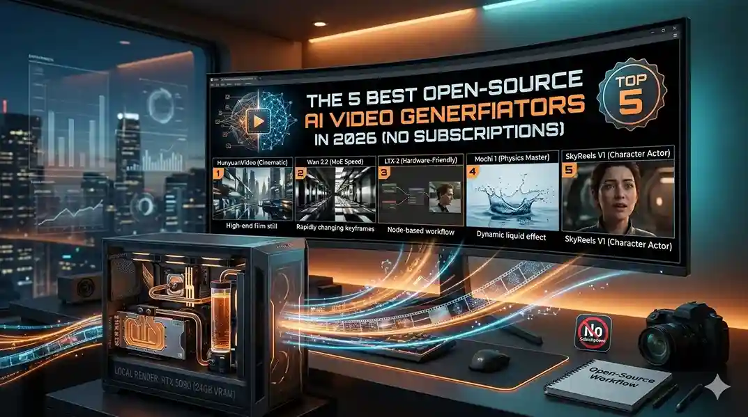 The 5 Best Open-Source AI Video Generators in 2026 (No Subscriptions)