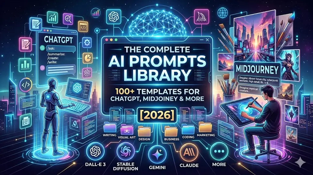 80+ AI Prompt Templates for ChatGPT and Midjourney - Complete Library